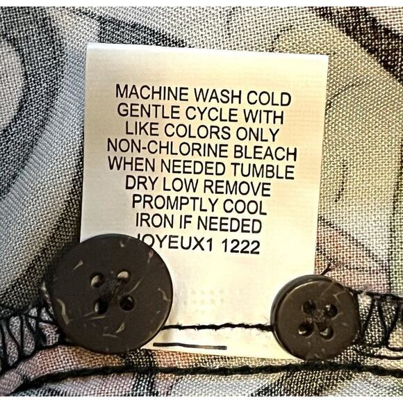 Y2K Ed Hardy M Japan Dragon Button Down Shirt Tattoo Artsy Biker EHBAO1200-16 - Picture 11 of 11